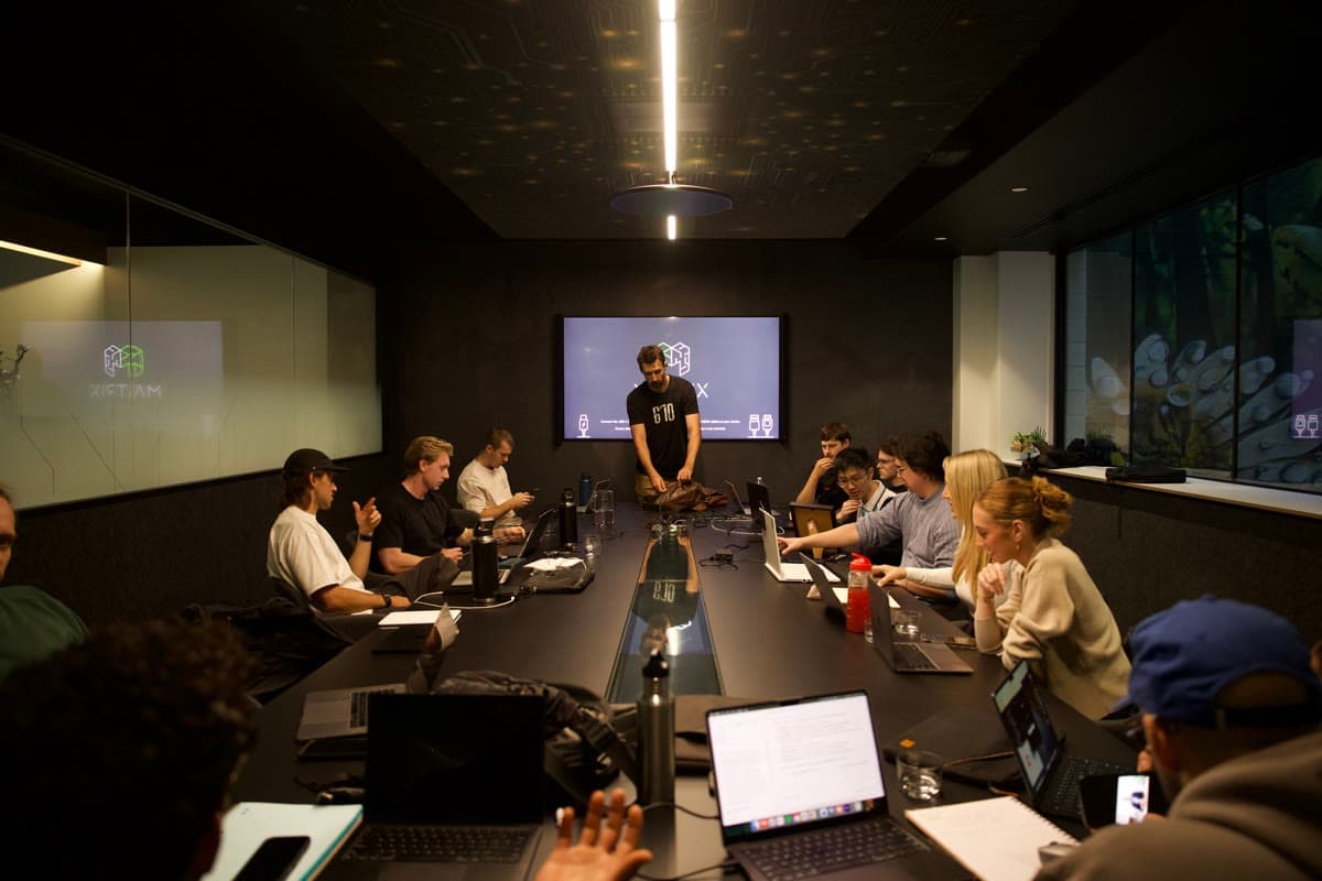The whole room at AI Sesh, Perth
